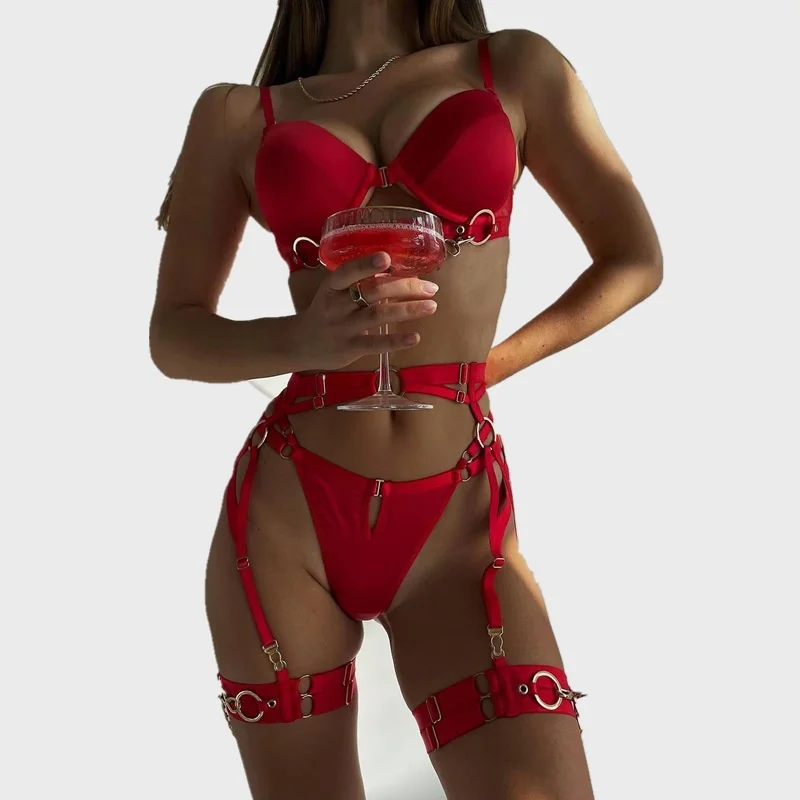Chain Kit Motorcycle - Ensemble de lingerie sexy en métal