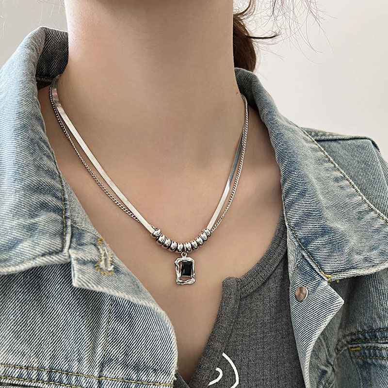 Collier ras du cou en acier in - Xcm Chain avis et prix