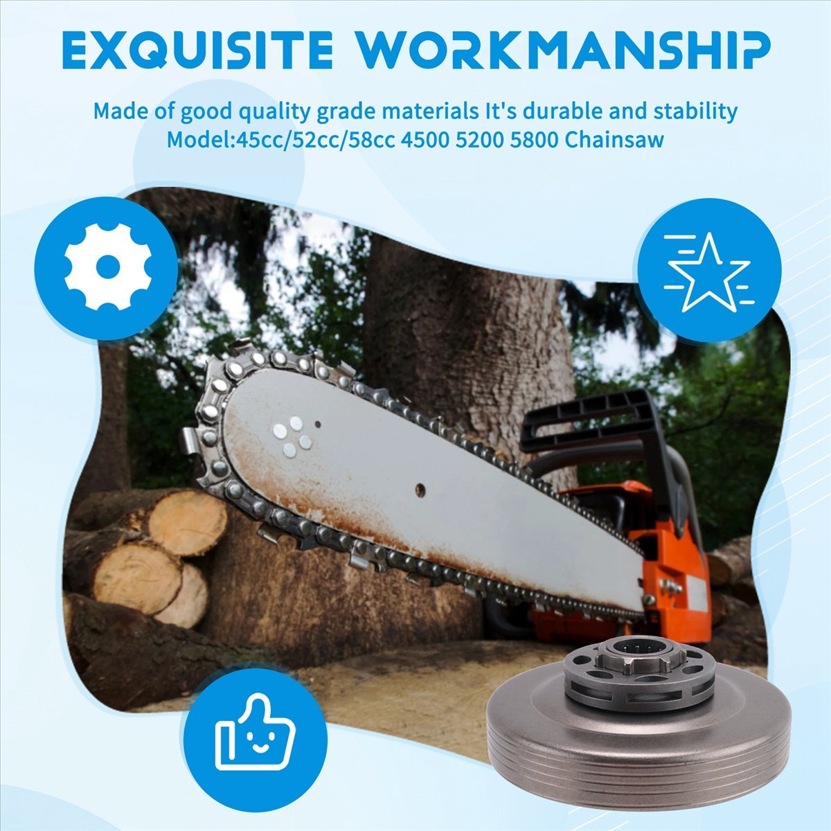 # Pignon de jante 3/8-7T pour  - Sprocket Chain avis et prix