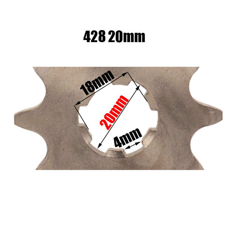 Pignon de moteur avant pour mo - 428 Chain avis et prix